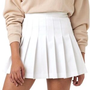 Womens High Waisted Pleated Tennis Skirt with Lining Shorts
